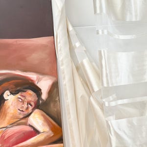 SALE% CONTURA*3.30 high fabric sold by the meter silk stripes voile ivory white curtain Nya Nordiska 4 colors