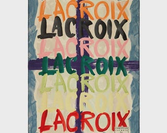 LACROIX* Blanket Plaid Throw Pillow 100% Merinolambswool Wool Logo Christian Lacroix by Designers Guild