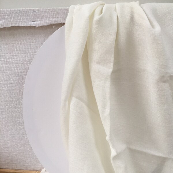 MONTE BO*Fabric 100% linen luxury meterware white curtain 3 meters high Carlucci