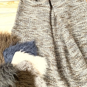 fabric design! BEAU *thick, woven fabric linen wool alpine mountain monchalet 5 colors