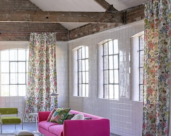 Fabric design! BROCART DECORATIVE*LUXURY Printed linen by the meter Designers Guild 4 colors