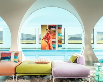 CITY VELVET* Fabric by the meter, velvet, upholstery, velour, CHIVASSO