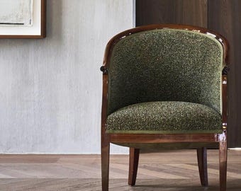 CHALET *woven chenille solid color upholstery fabric by the meter, 6 colors by JAB