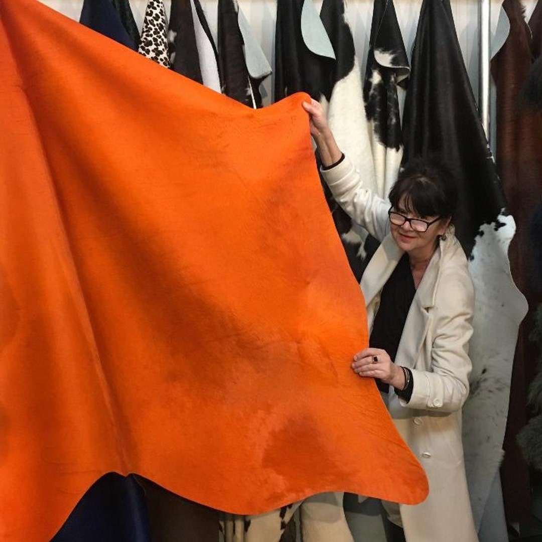 Extravagant, Large Colored Cowhides Peau De Vache Cowhide/in 10 Colors ...