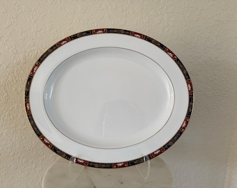 Vintage 1994 Royal Worcester "Prince Regent" Reissue Oval Serving Platter 13”