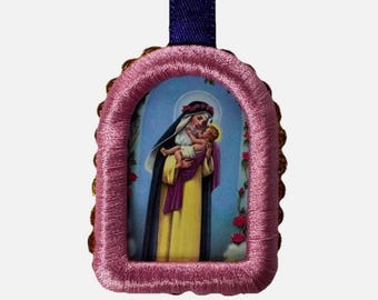 Peruvian Señor de los Milagros & Santa Rosa de Lima Catholic Charm