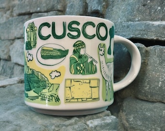 Starbucks Been There Series Cusco Peru Mug - Machu Picchu Collectible Cup 14 oz