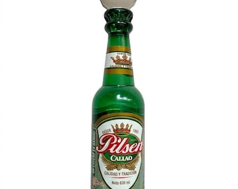 Pilsen & Cristal Bottle Opener – Peruvian Beer Souvenir, Bar Decor Collectible, Metal Opener 5.5”x1”