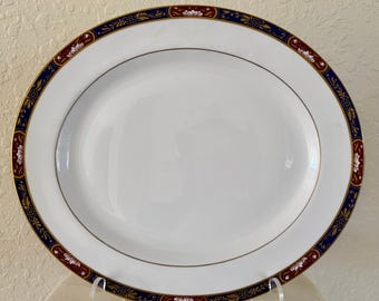 Vintage Royal Worcester "Prince Regent" Oval Serving Platter: Fine Bone China