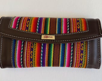 Handwoven Andean Textile Wallet Colorful Peruvian Fair Trade Gift
