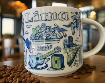 Starbucks Been There Series Lima Peru Mug - New in Box Collectible Cup 14 oz