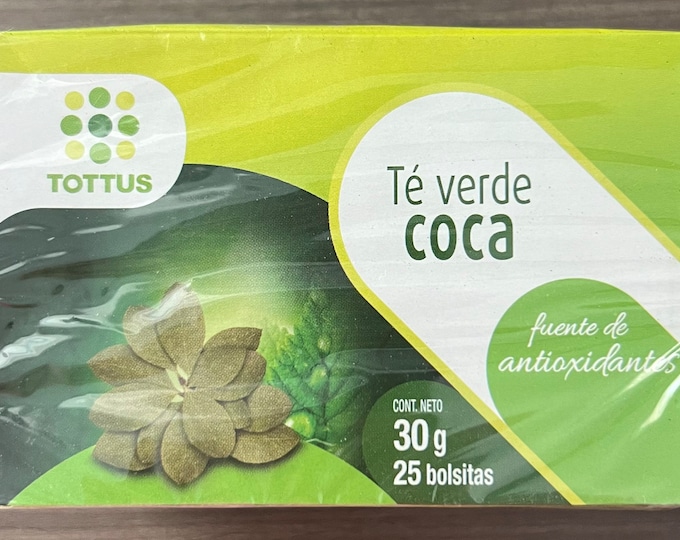 Te Verde Coca Tottus Coca Tea Box of 25 Units Etsy