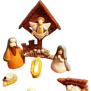 Alleluia Nativity Scene 2008 Hug A Me 7 piece collection