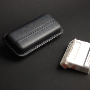 Schutzhülle Anker Heimathafen Hülle IQOS Heets Leder Lustiger Spruch  Leather Handmade Case for Pocket Charger Zubehör E-zigarette Tasche -   Sweden