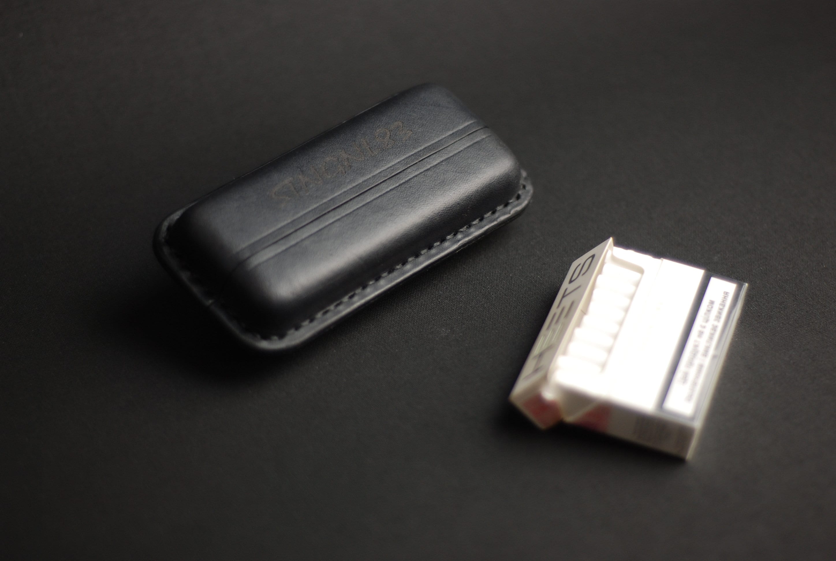 Retro Metal Cigarette Case Box -double Sided Spring Clip Open Pocket Holder  For 14 100mm Cigarettes, Credit Card Holder For Men - Cigarette Accessories  - AliExpress