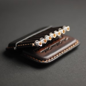 Leather Hand-rolled Cigarettes Case, Pocket Tobacco Case, Case Personalized, Gifts for Smokers, Cigarette Pouch Handcrafted, Cigarette Box