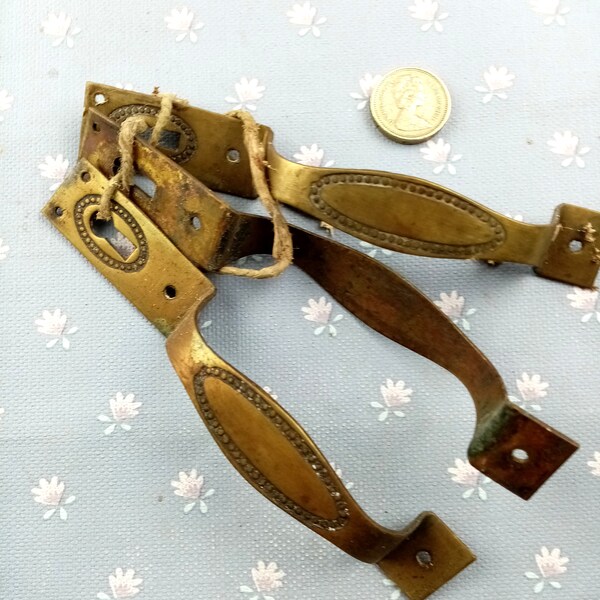 Antique Brass Pulls Etsy