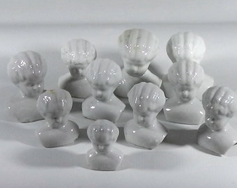 アンティーク ビクトリア朝 金髪 ローブロウ チャイナ ヘッド アンティーク ビクトリア朝 金髪 ローブロウ チャイナ ヘッド