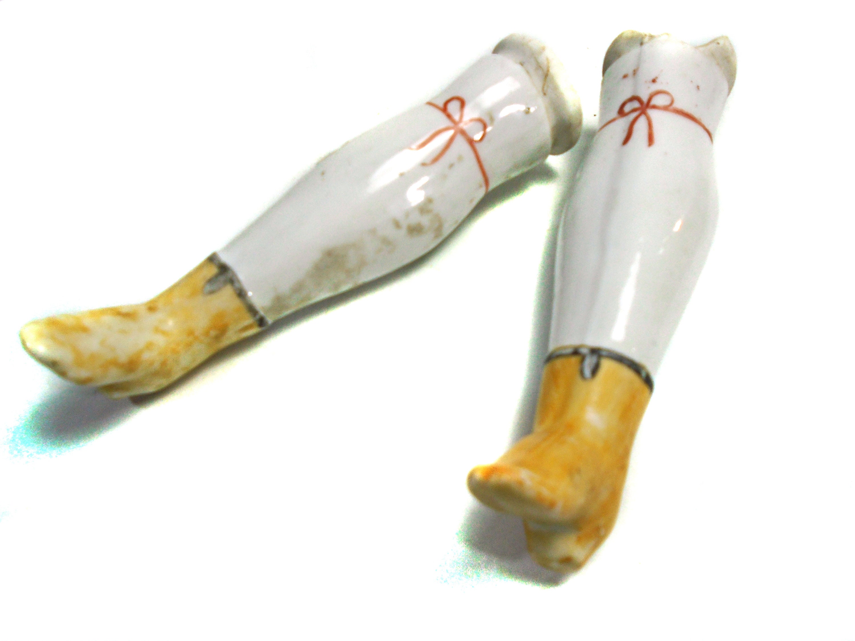 Antique rare doll legs Parian doll leg China doll lower Etsy