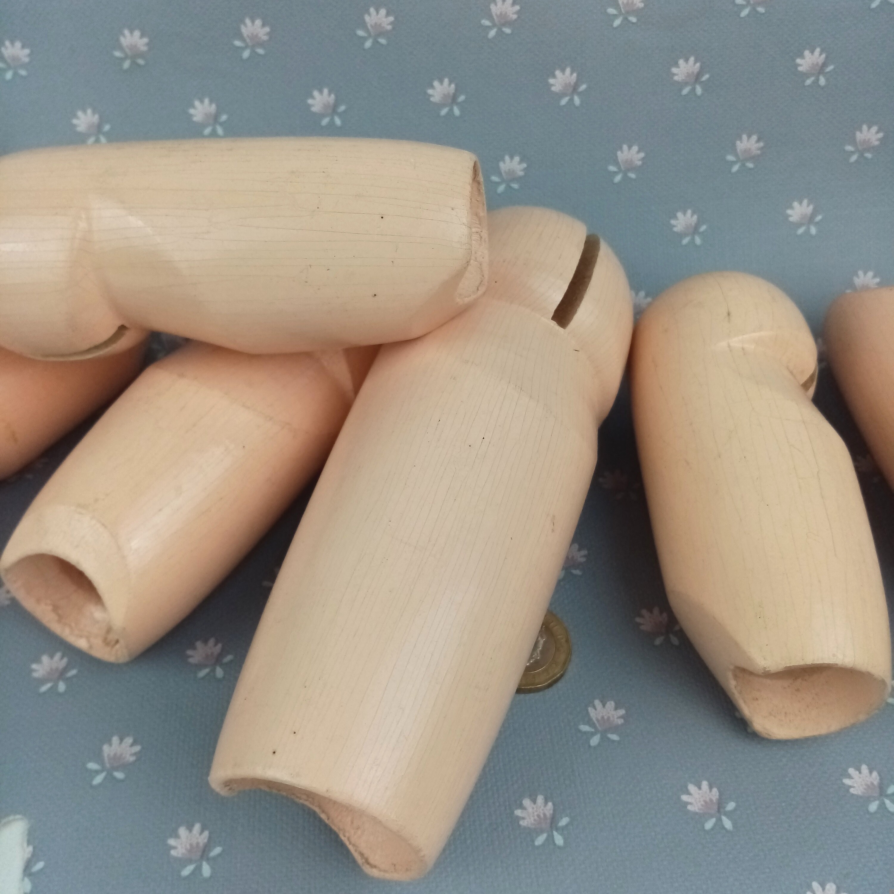 Vintage Doll Body legs, Doll part  Composition, 2x upper legs Art Supply , Mixed Media Art, Artists supply, Doll Repair