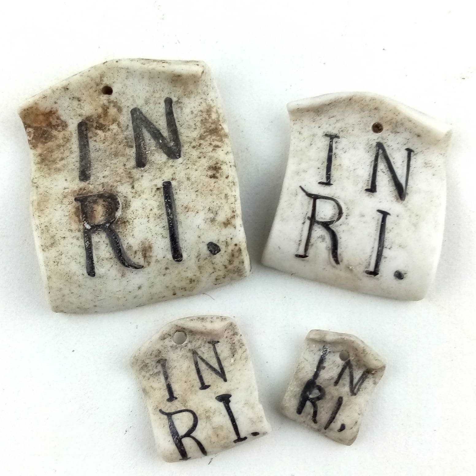 Inri Cross Inscription Design Antique Porcelain Crucifix INRI Plaque. 1 X Cross Top Decor Inri Sign ...