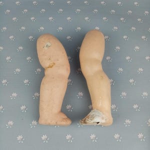 Antique Doll legs, German doll  legs, Compisition Doll part, TLC Repair , Artist Projects doll parts