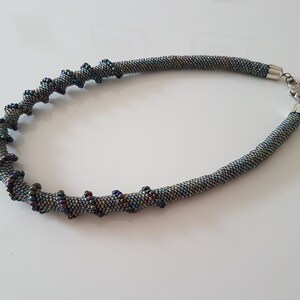 Collier, Collier Multicolore, Collier Perles Rocailles Multicolores, Collier Unique Fait Main, Cadeau Pour Femme, Cadeau Pour Elle, Cadeau