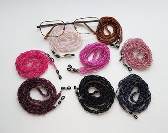 Chaine A Lunettes En Perles En Verre, Cordon De Lunettes En Perles, Chaine De Lunettes, Lanière De Lunettes, Ficelle Pour Les Lunettes