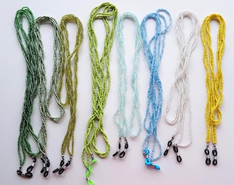 Chaine A Lunettes En Perles En Verre, Cordon De Lunettes En Perles, Chaine De Lunettes, Lanière De Lunettes, Ficelle Pour Les Lunettes