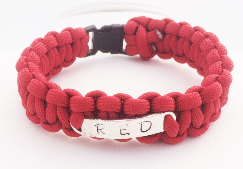 Remember Everyone Deployed R.E.D. Friday paracord bracelet Support our Troops Military Support Deployment Gift image 2