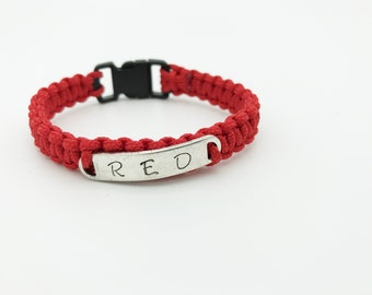 Remember Everyone Deployed R.E.D. Friday paracord bracelet Support our Troops Military Support Deployment Gift