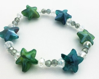 Starfish Beaded Bracelet, Gift, Jewelry for Women, Birthday, Mother's Day Gift for Her, Bracelet for Women