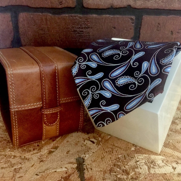 Leather Cube Storage Etsy