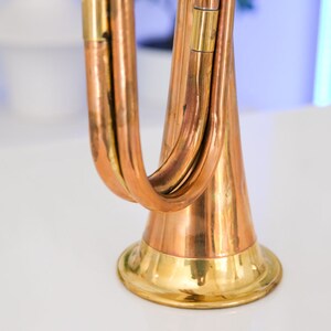 Vintage Horn Copper Brass Bugle Military Cavalry Army Military Command ...