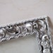 5x7 Photo Frame Metallic Silver Vintage Flower - Etsy