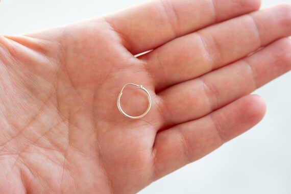 Piercing Per Labbro A Perno Con Perlina Trinity In Oro Bianco 14K, Senza Filettatura, Per Cartilagine, Naso, Trago, Conca, Elica, Parte Posteriore Piatta, Regalo Per Lei - Italia - Foto 11