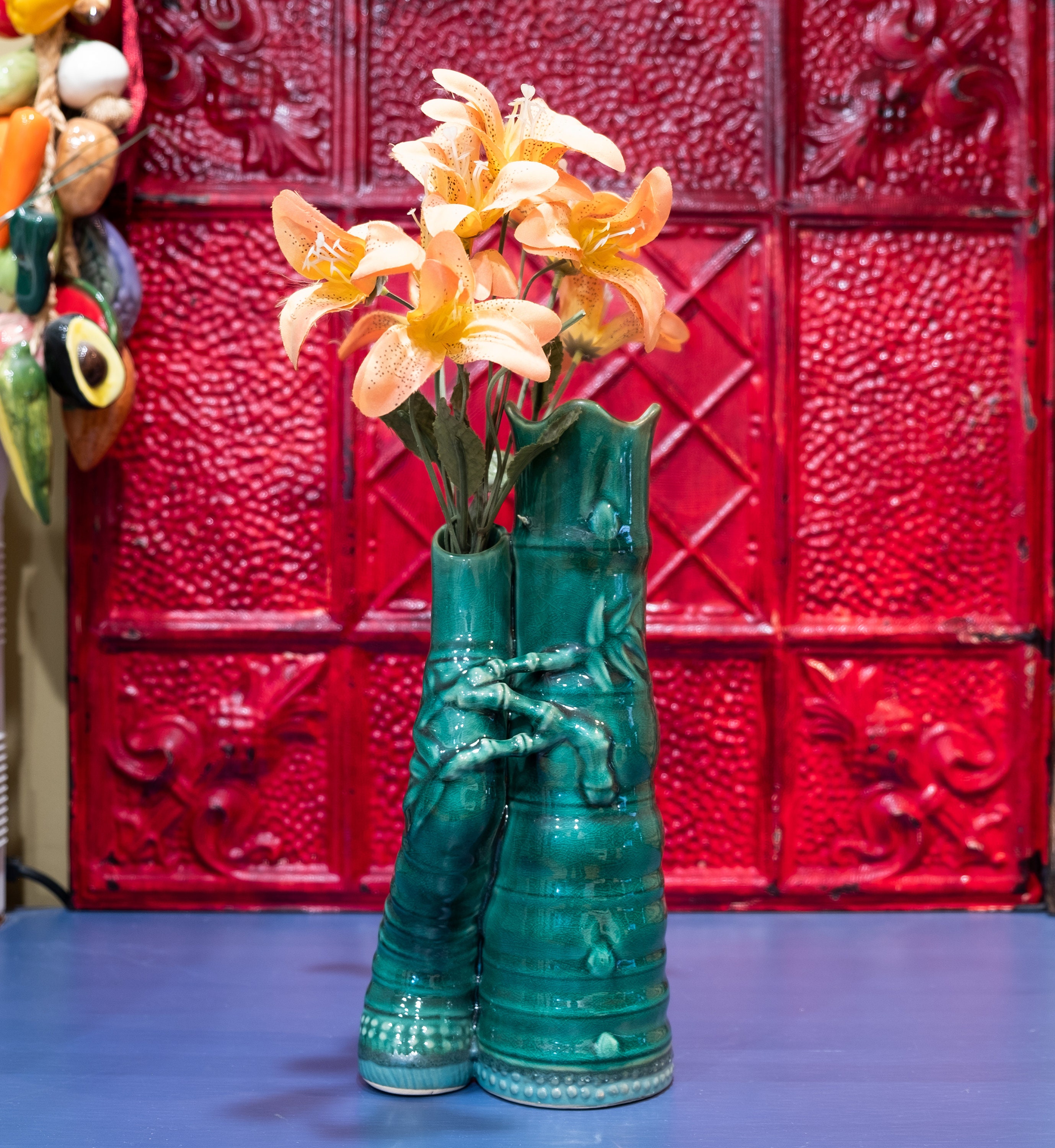 Hugged Trees Vase Ceramic Symbolic Gift for Couple Green Etsy