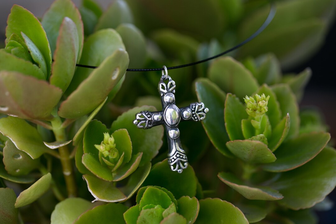 Cross Pendant Sterling Silver Holly Faith Religious Prayers Gift ...