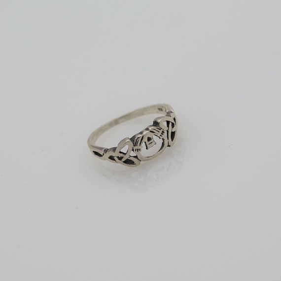 Sterling Ring | Solid Sterling Silver Open Frame … - image 4