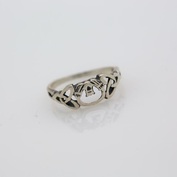 Sterling Ring | Solid Sterling Silver Open Frame … - image 1