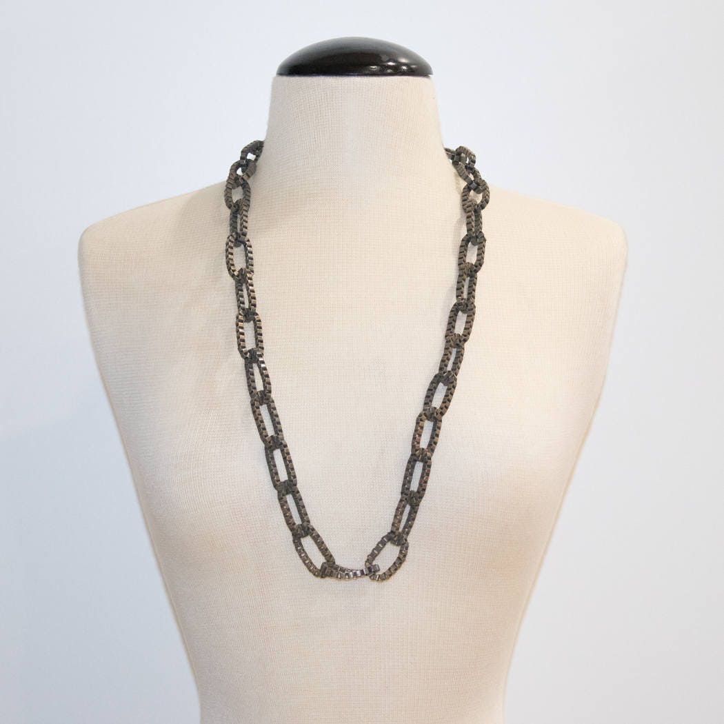 【VINTAGE HOLLYWOOD】Square Bold Chain Necklace MUSINSA | VINTAGE HOLLYWOOD Bold Link Chain