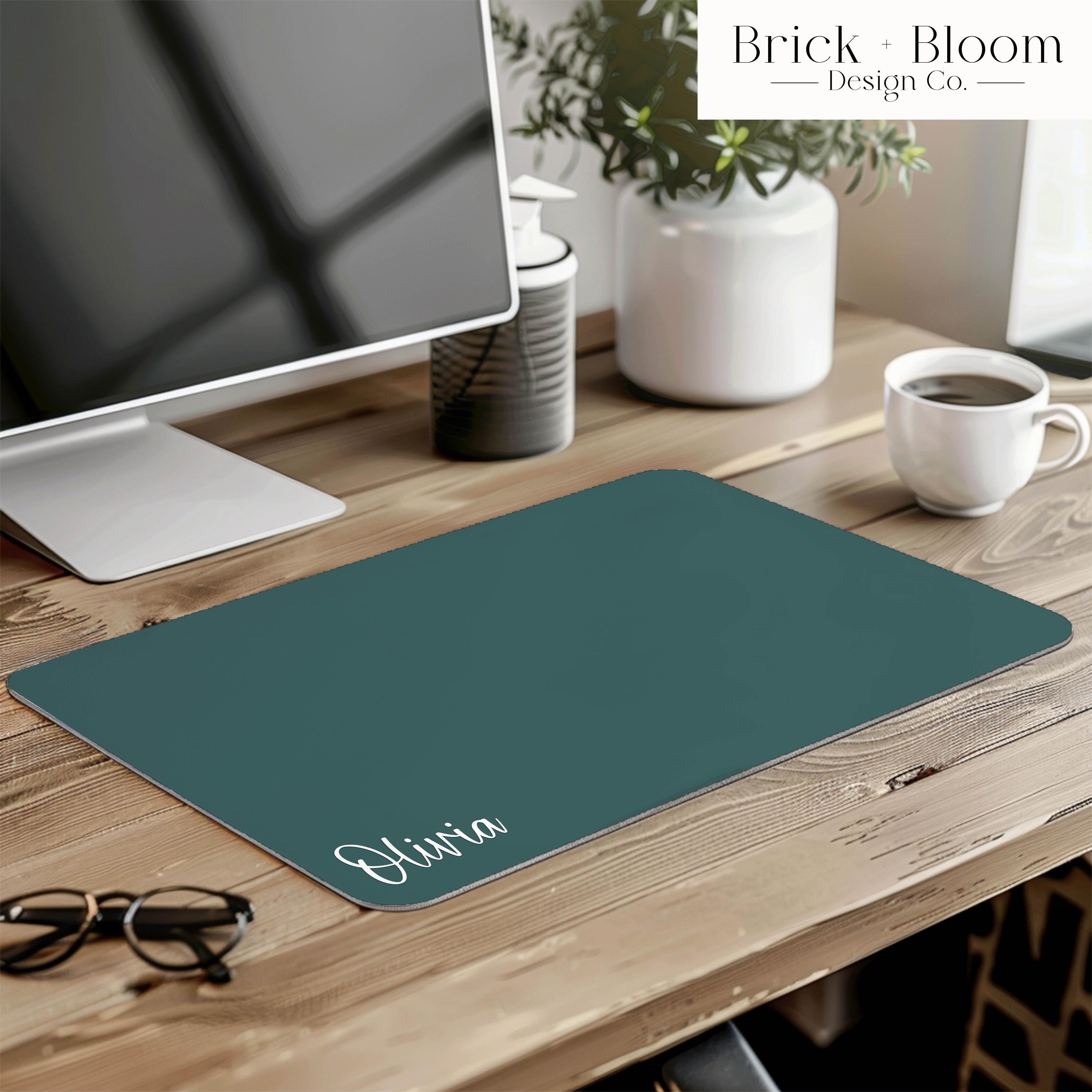 Personalized Desk Mat With Name | Custom Mouse Pad | Boho Aesthetic ...