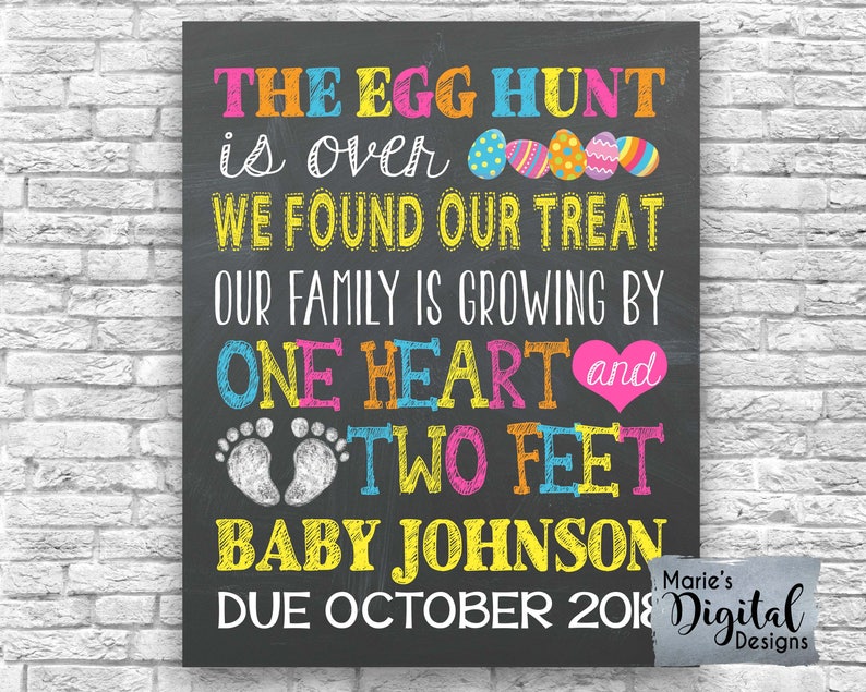 PRINTABLE the Egg Hunt is Over We Found Our Treat Our Family