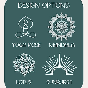 Personalized Yoga Mat | Custom Name Pilates Fitness Mat | Meditation Home Workout Christmas Gift For Women | Exercise Mat | Boho Modern image 8