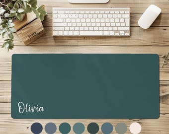 Tapete de mesa personalizado com nome | Mousepad personalizado | Decoração de mesa com estética boho | Presente para escritório, professor ou colega de trabalho | Mousepad gamer | Quarto de estudante