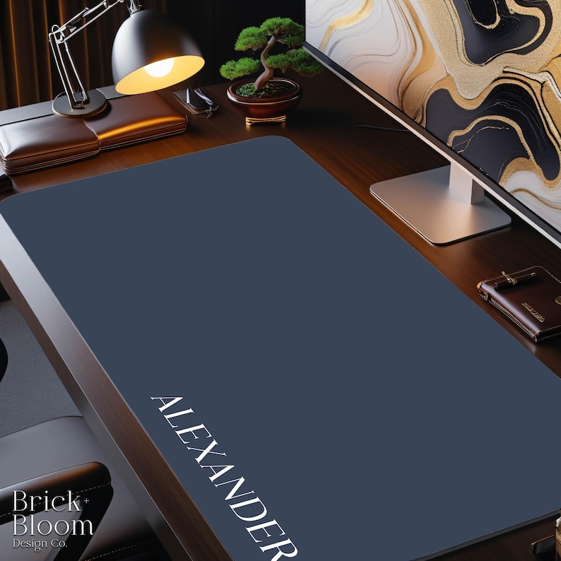 Personalized Desk Mat With Name | Custom Mouse Pad | Desk Decor ...
