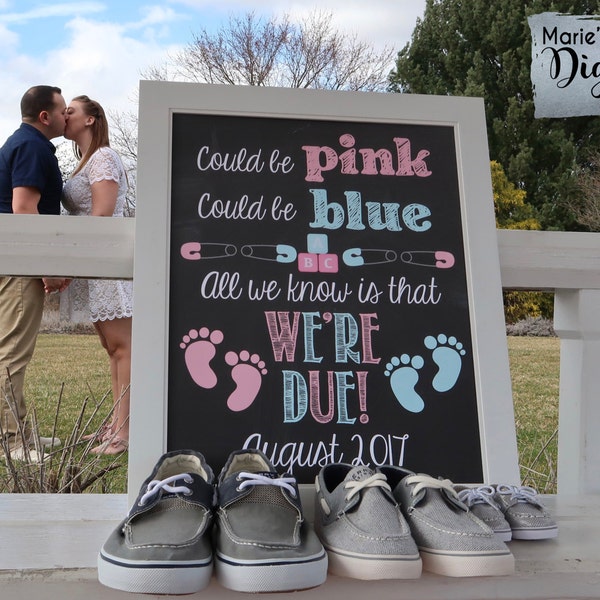 Chalkboard Pregnancy - Etsy