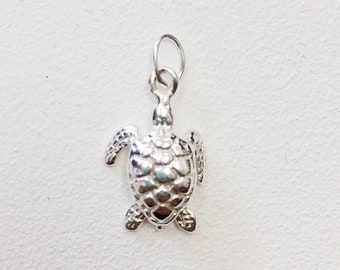 Sterling Silver Sea Turtle Charm