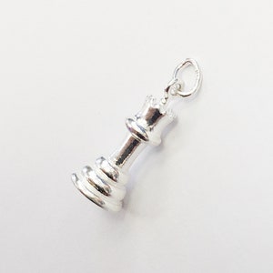 Sterling Silver Chess Piece Charm