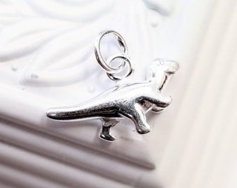 Sterling Silver Dinosaur Charm